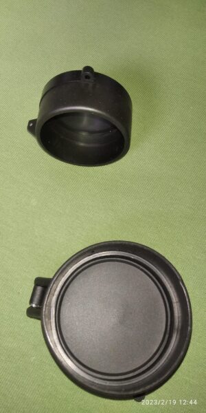 Krytky objektivu a okularu puskohledu prumer 59mm, 43mm
