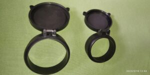Krytky objektivu a okularu puskohledu prumer 59mm, 43mm