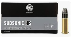 Náboj RWS Subsonic HP 22 LR